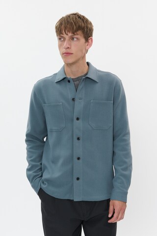 Matinique Regular fit Overhemd 'Pelton' in Blauw: voorkant