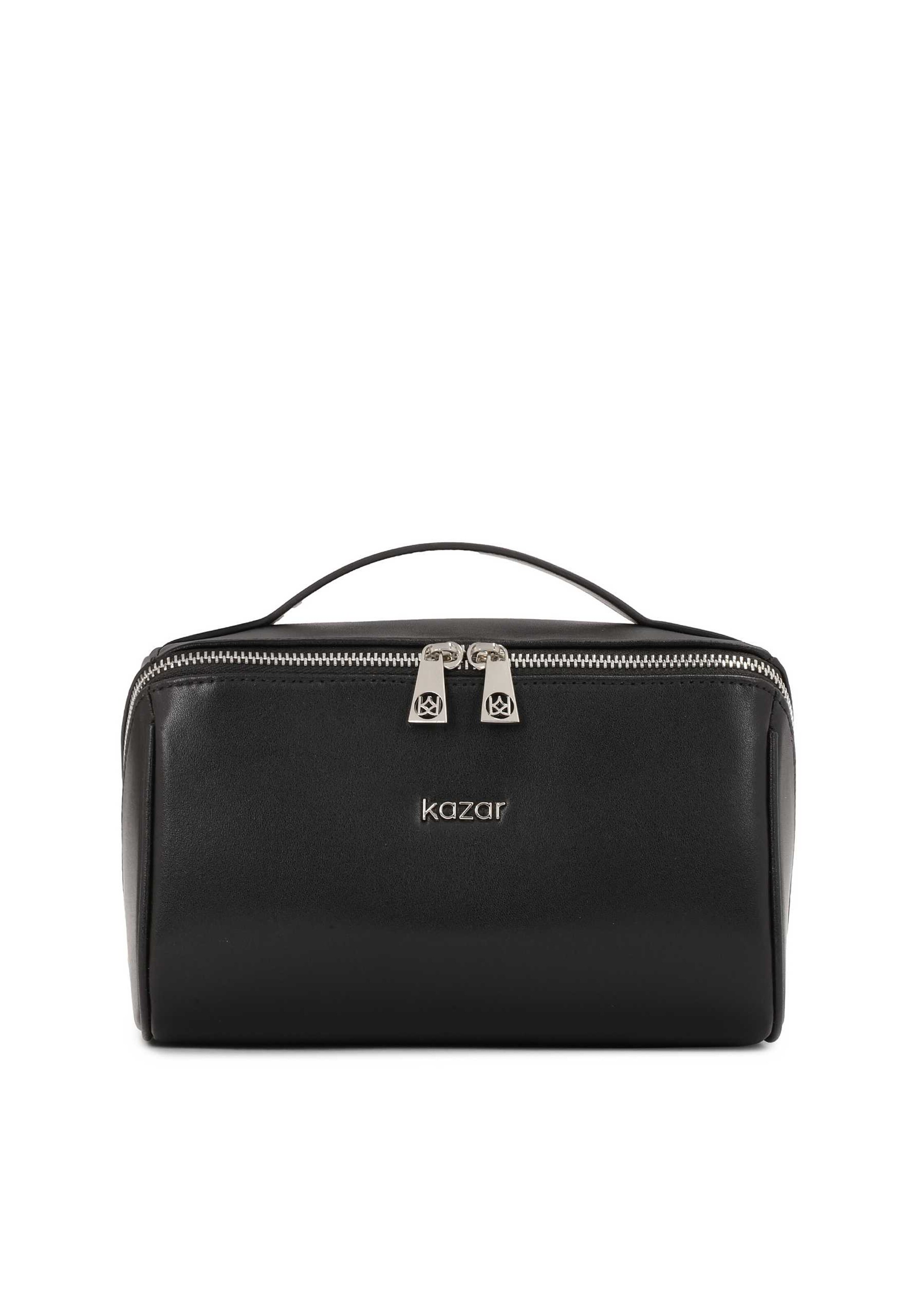 Kazar Toiletry Bag in Black: front