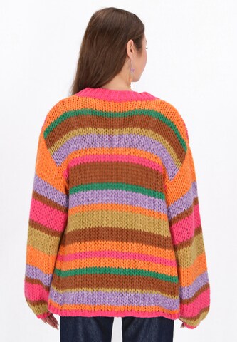 MYMO Strickjacke in Mischfarben