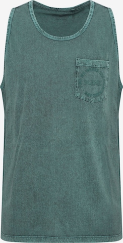 BLEND Shirt in Groen: voorkant