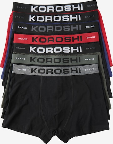 KOROSHI Boxershorts in Blau: predná strana