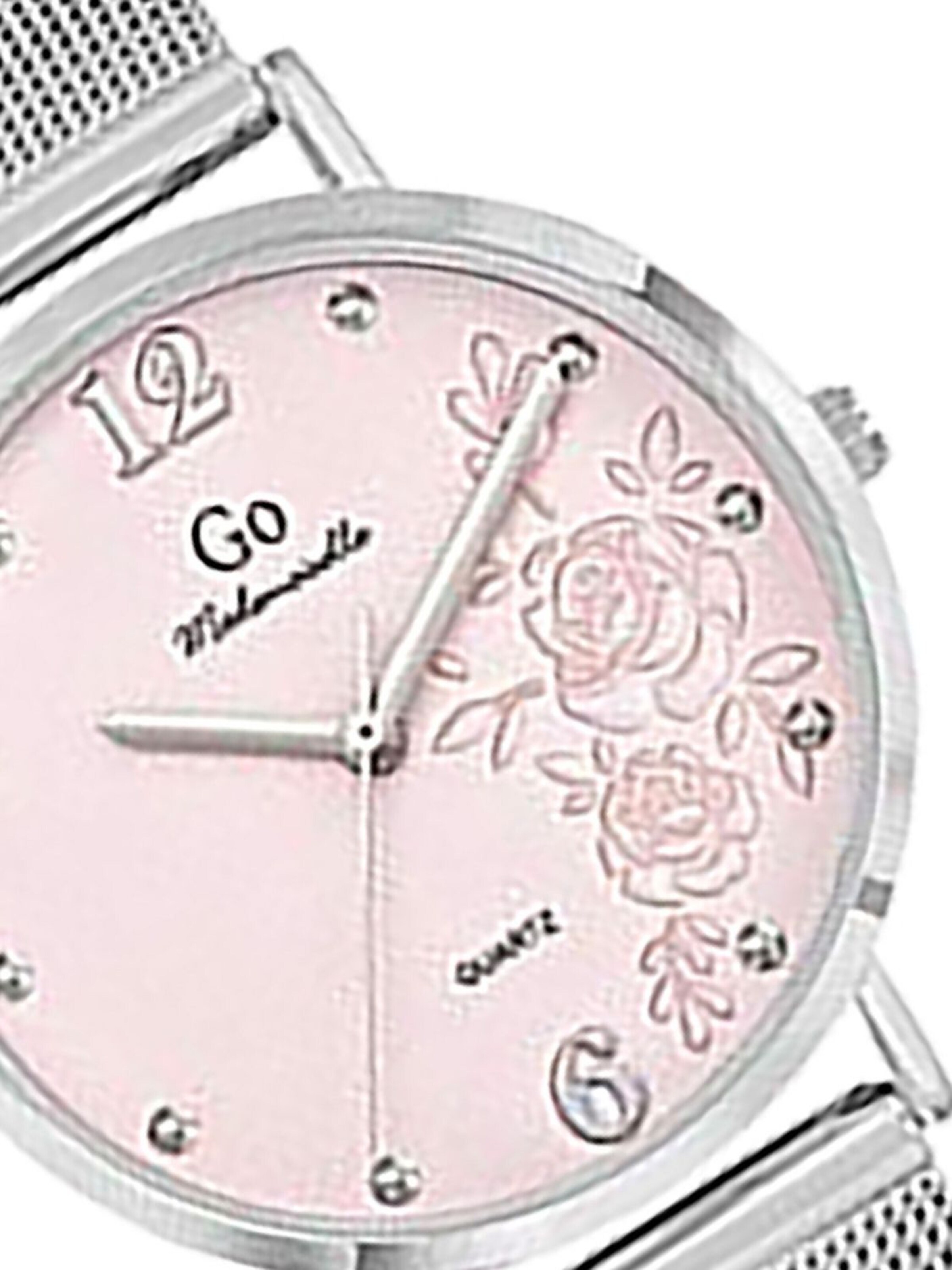 GO GirlOnly - Reloj analógico en plata