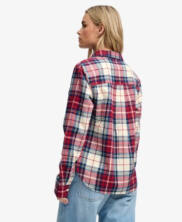 Chemisier Superdry & Co en rouge