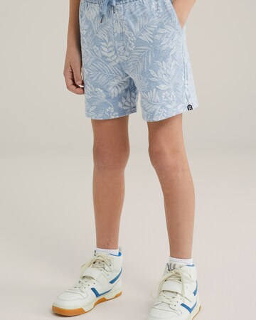 Regular Pantalon WE Fashion en bleu : devant