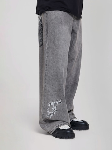 Ed Hardy Loosefit Jeans i grå