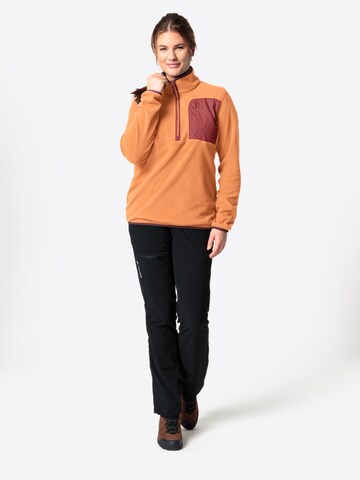 VAUDE Athletic Sweater 'Rosemoor' in Orange