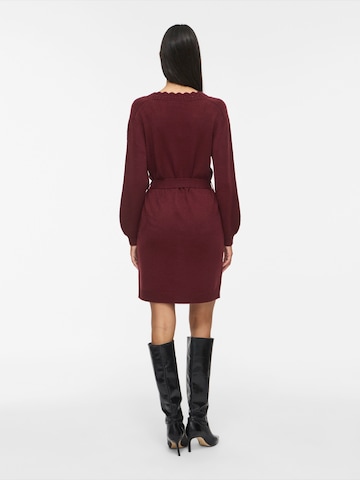 Rochie tricotat 'VINOA' de la VILA pe roșu