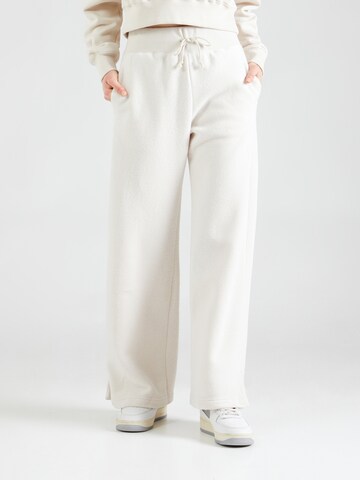 Nike Sportswear Wide leg Pants 'PHNX' in Beige: front