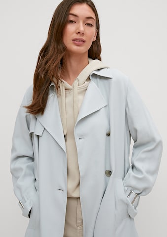 Manteau mi-saison comma casual identity en bleu