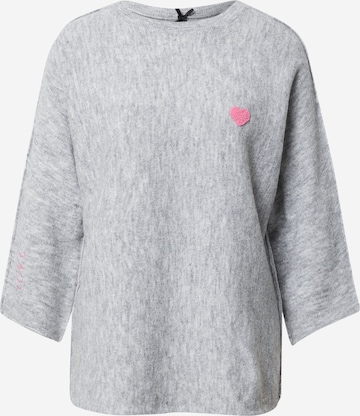 Key Largo T-shirt 'Tender' i grå: framsida