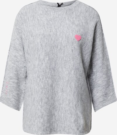 Key Largo Shirt 'TENDER' in grau / pink, Produktansicht