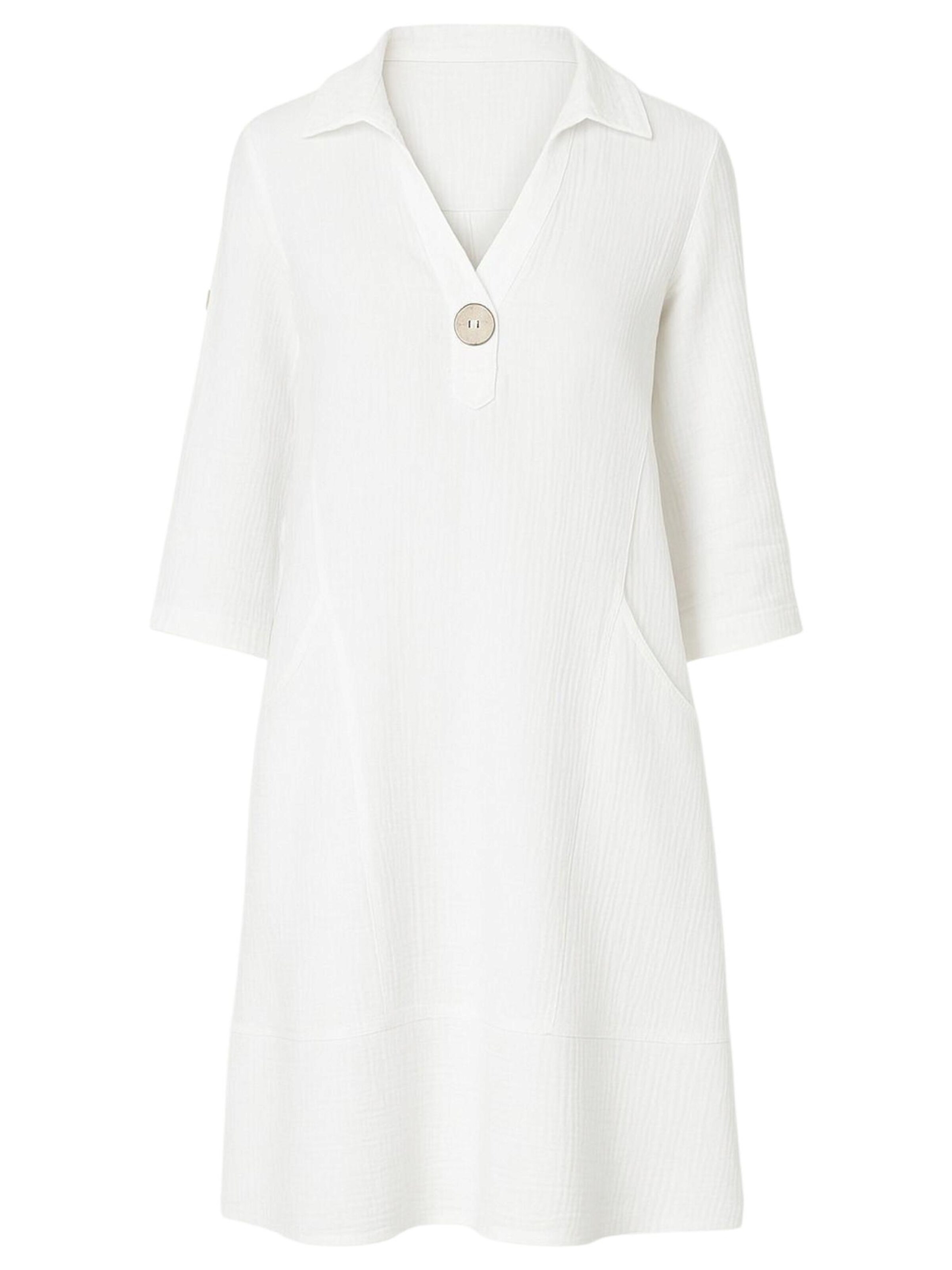 WENOR - Vestido de verano 'LUMA' en blanco: frente