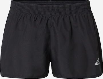 Regular Pantaloni sport de la ADIDAS SPORTSWEAR pe negru: față