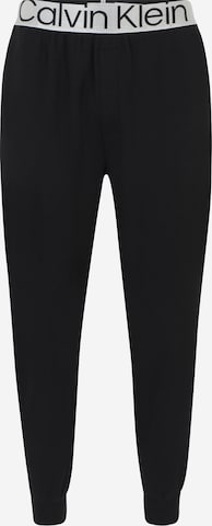 Calvin Klein Underwear Tapered Pants in Black: front