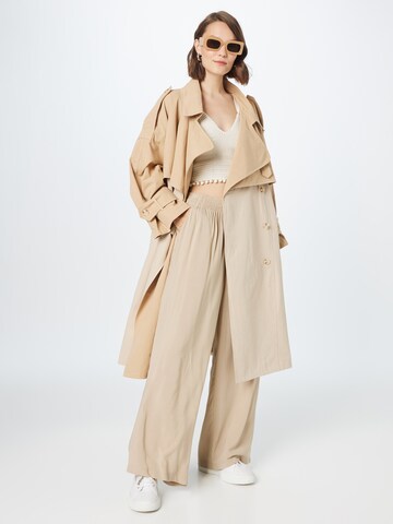 Nasty Gal Between-Seasons Coat in Beige