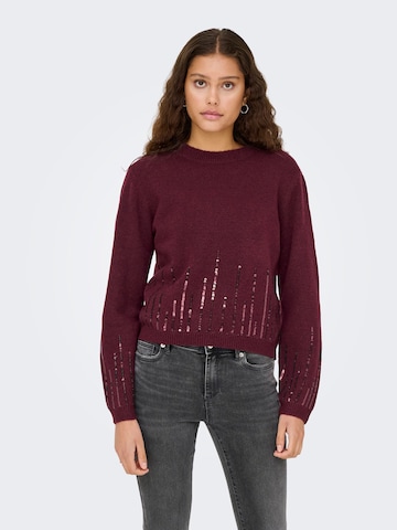 Pull-over JDY en violet : devant