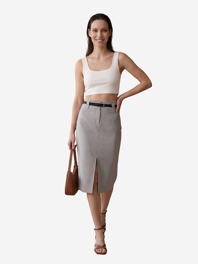 My fashion Jupe en 36 en gris clair, Vue avec produit