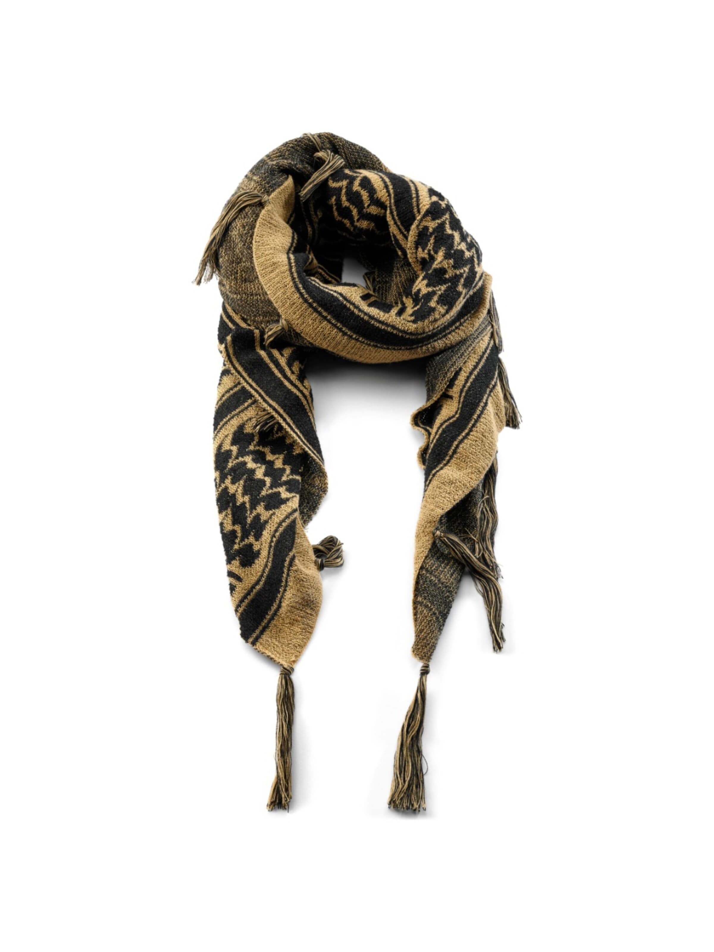 Lucleon Schal 'Helix'‌‌‌‌‌ in Beige: Vorderseite
