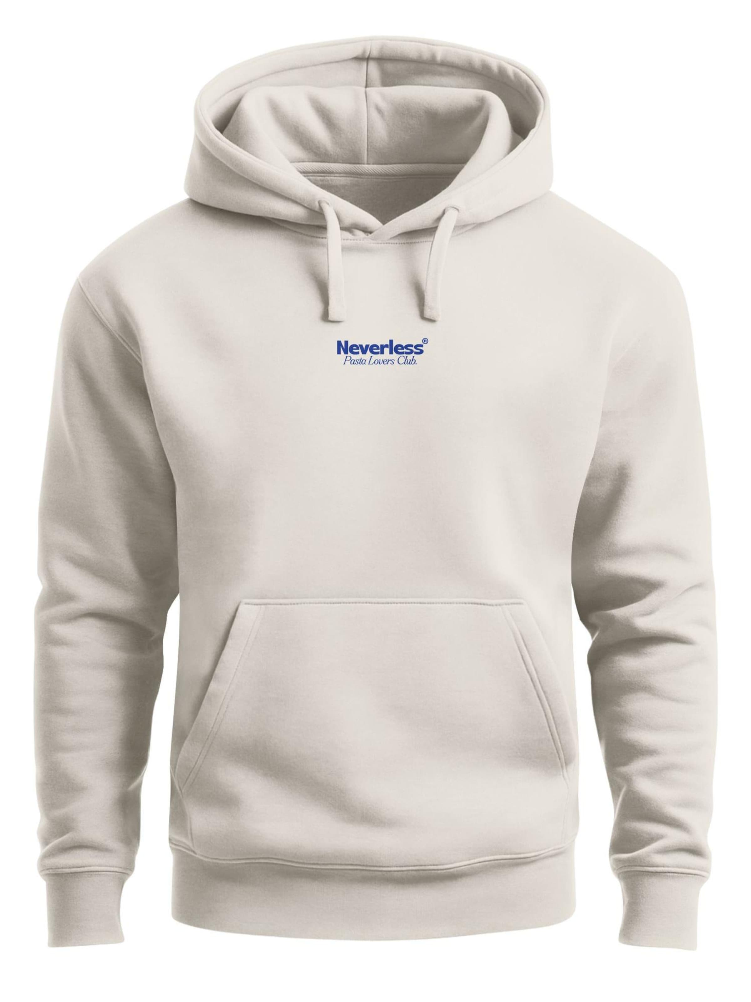 Neverless Sweatshirt 'Pasta Lovers Club' in White: front