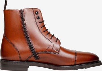 Henry Stevens Lace-Up Boots 'Winston CDB' in Brown