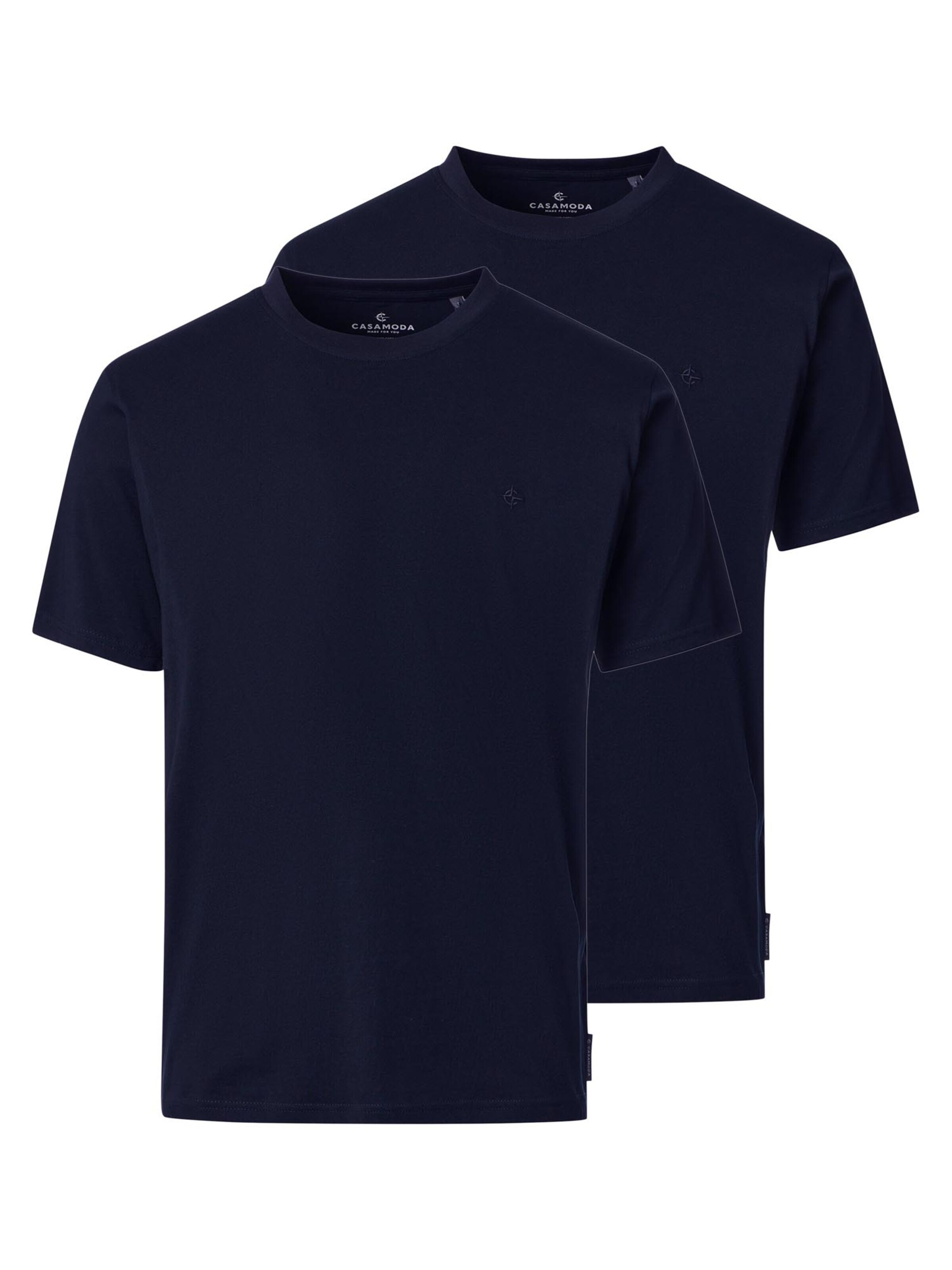CASAMODA Shirt 'Basic' in Blue: front
