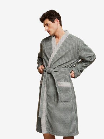 ESPRIT Short Bathrobe in Grey: front