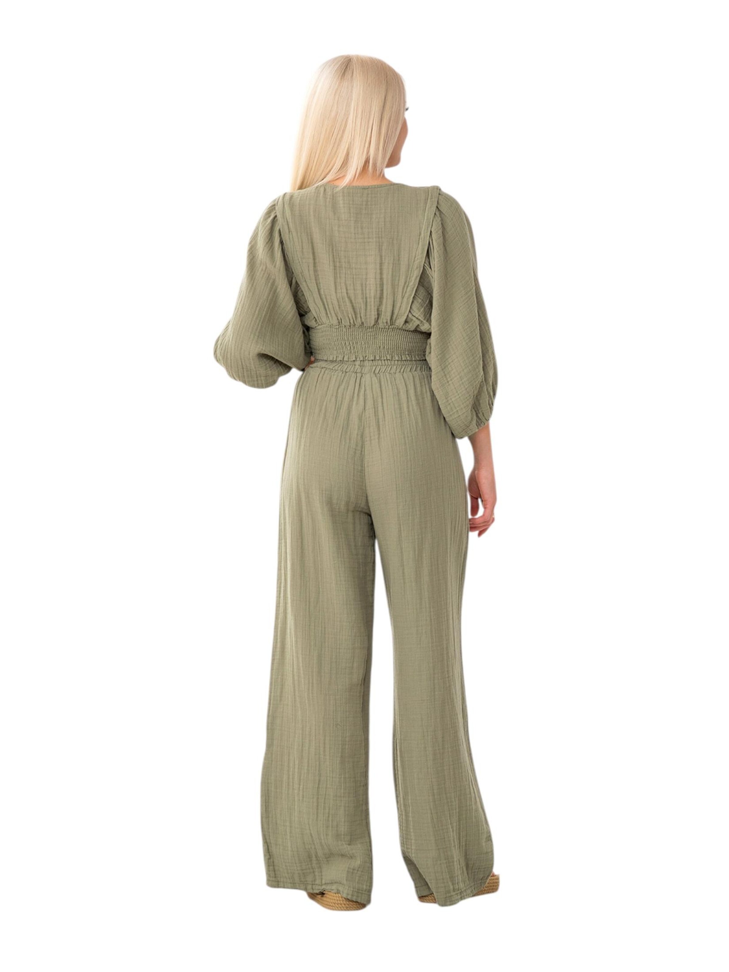 WENOR Loungewear 'FLOWSET' in Green