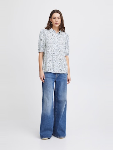 ICHI Bluse 'Aya' in Blau