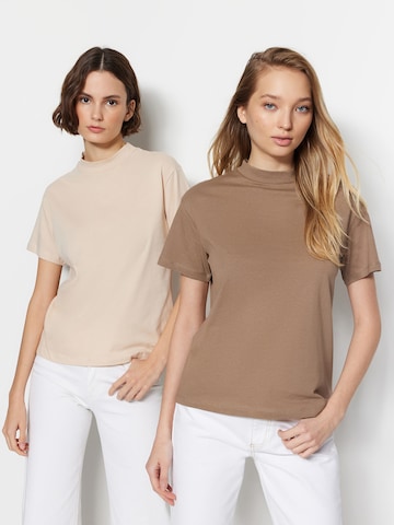 Trendyol T-Shirt in Beige: Vorderseite