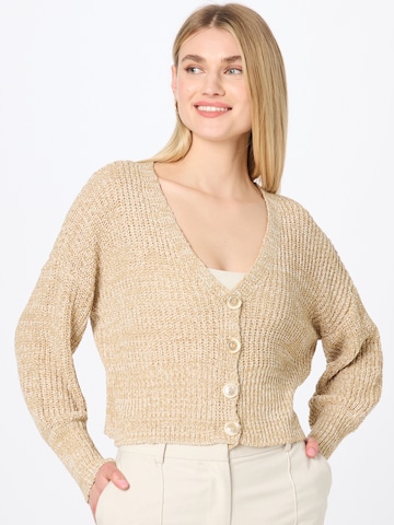 Cardigan RINO & PELLE en beige : devant