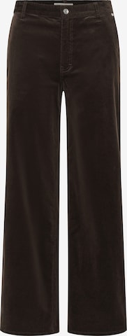 Part Two - Pierna ancha Pantalón en marrón: frente