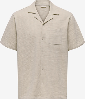 Chemise 'ONSKian' Only & Sons en gris : devant