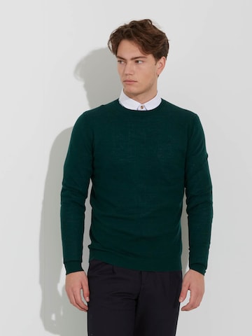 BRUUNS BAZAAR Sweater 'Charles' in Green: front