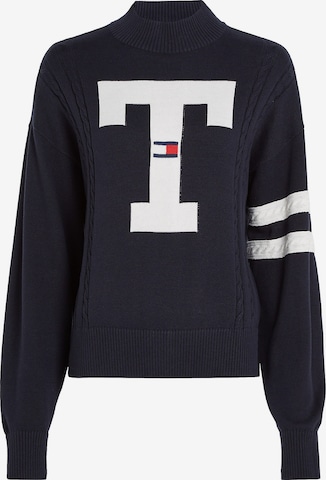 Pull-over Tommy Jeans en bleu : devant