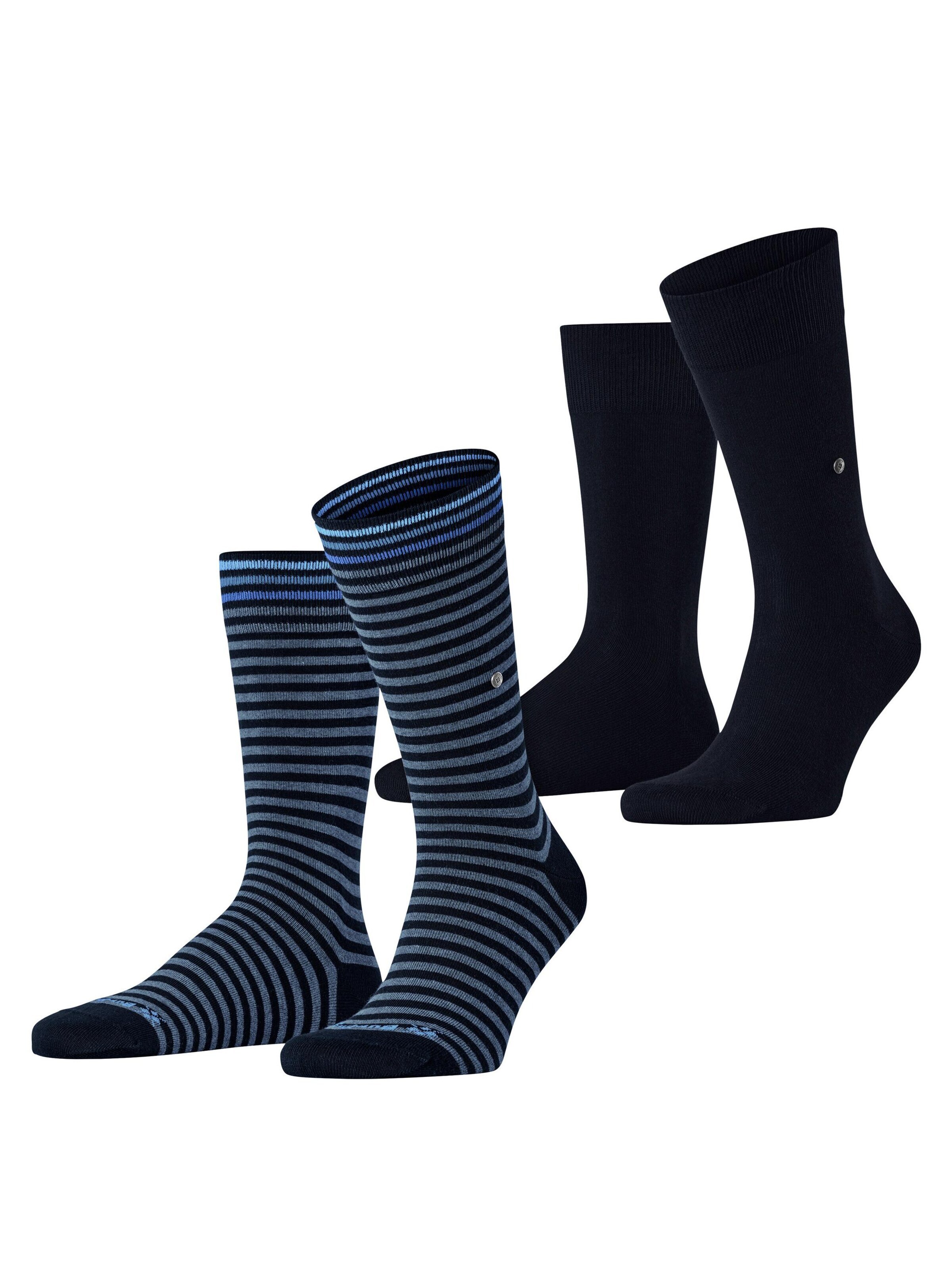 BURLINGTON Socks 'Everyday Stripe 2-Pack' in Blue: front