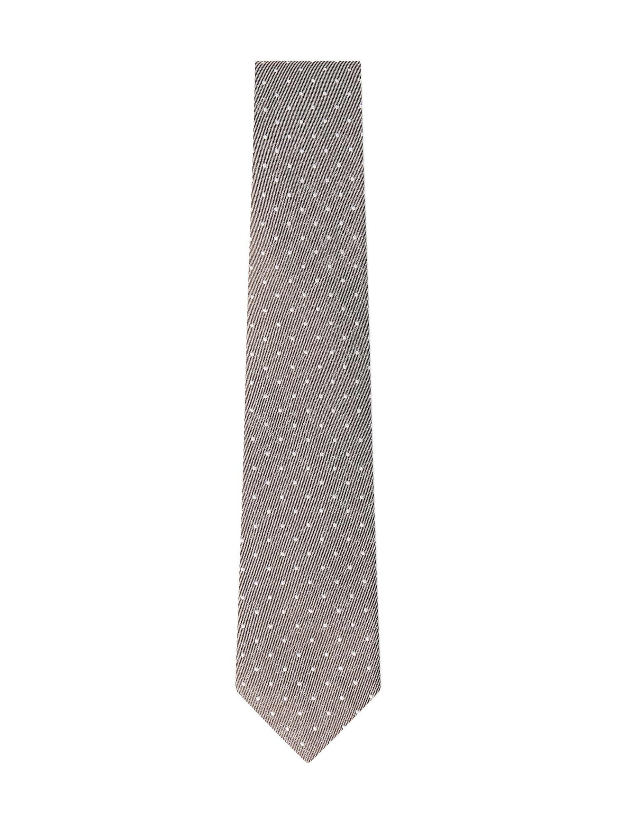 Hackett London Stropdas in One Size in de kleur Olijfgroen / Wit, Productweergave