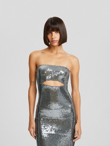 Bershka Dress in Silver