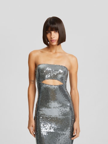 Bershka Dress in Silver