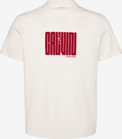 Calvin Klein Majica u crvena / bijela, Pregled proizvoda
