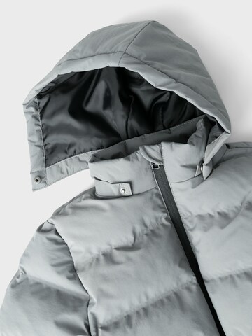 NAME IT Winter Jacket 'NKMMUSCLE' in Grey