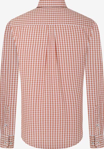 DENIM CULTURE Regular fit Button Up Shirt 'Jonas' in Orange