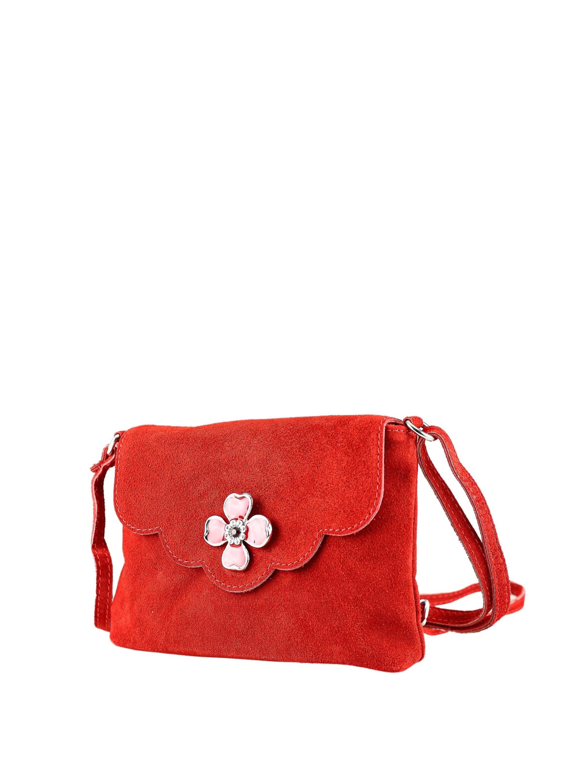 Allgäu Rebell Crossbody Bag 'Blümchen' in Red