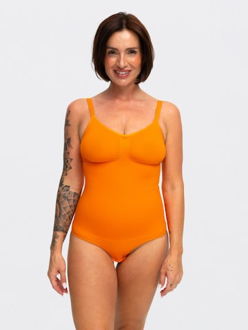 cfab by creamy fabrics Shapingbody 'Bodysuit Sculpting Shapewear mit Slip' in Oranje