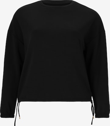 Q by Endurance Sportief sweatshirt 'Karina' in Zwart: voorkant