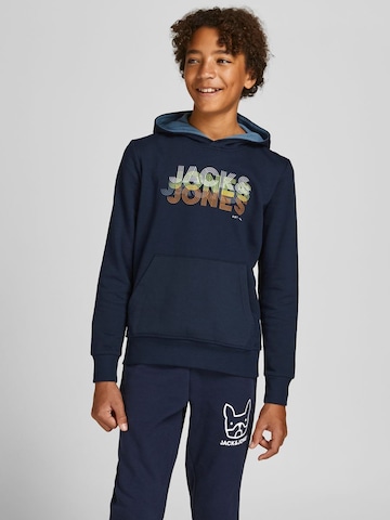 Sweat 'Power' Jack & Jones Junior en bleu : devant
