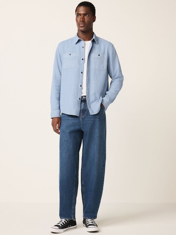 mėlyna Next Standartinis modelis Marškiniai