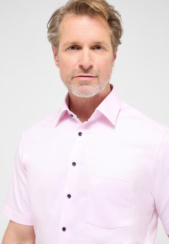 ETERNA Regular fit Button Up Shirt in Pink