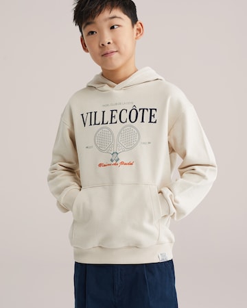 Bluză de molton de la WE Fashion pe bej: față