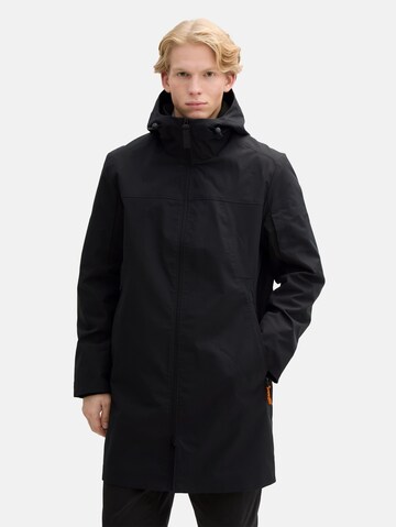 TOM TAILOR DENIM Tussenparka in Zwart: voorkant