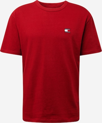 Tommy Jeans T-Shirt in Rot: predná strana